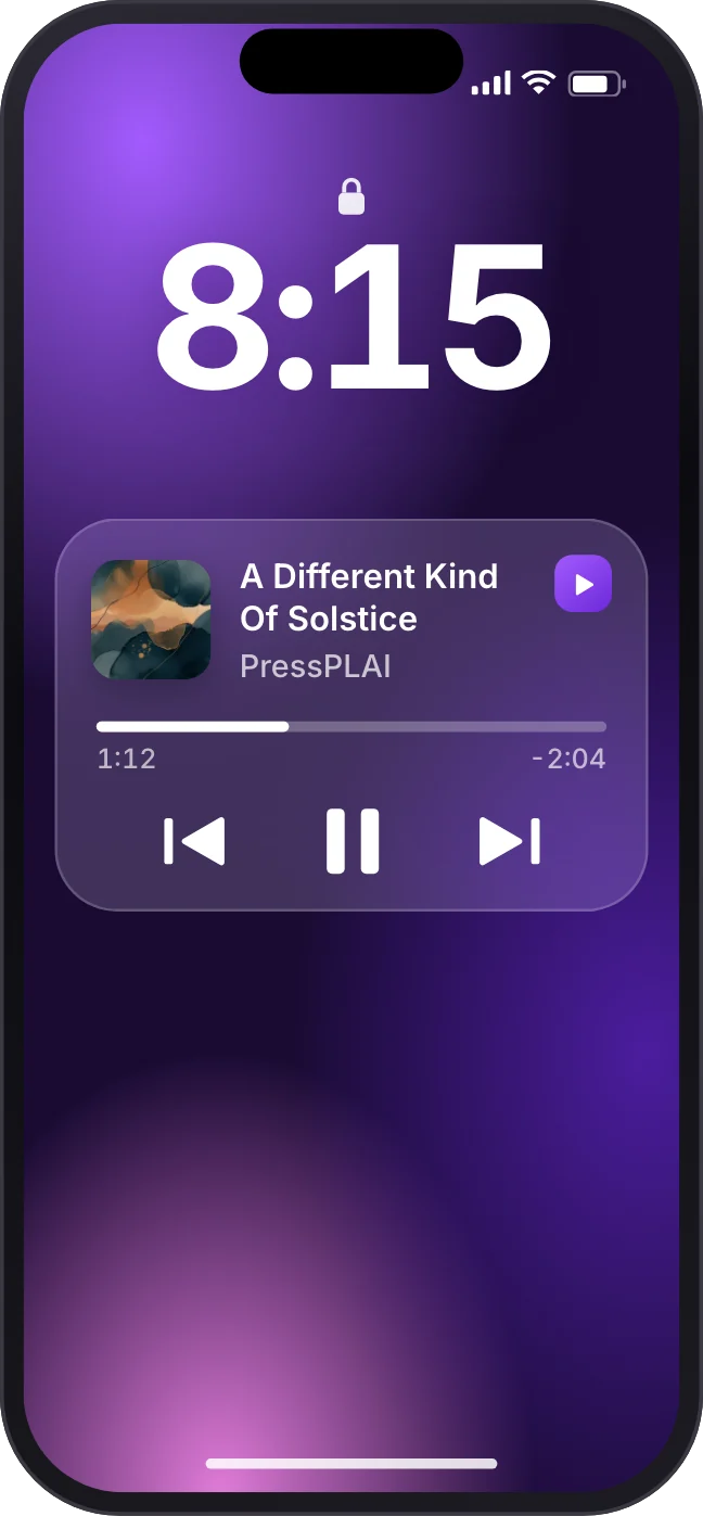 Zamčený telefon, na kterém dál hraje PressPLAI